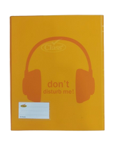 Class Semi Transparent Color PVC Exercise Note Book F17 -10 x 8 '' , 60 Sheets Ass Colours
